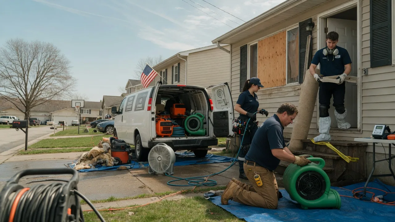 Water Damage Restoration in Moran, KS near me